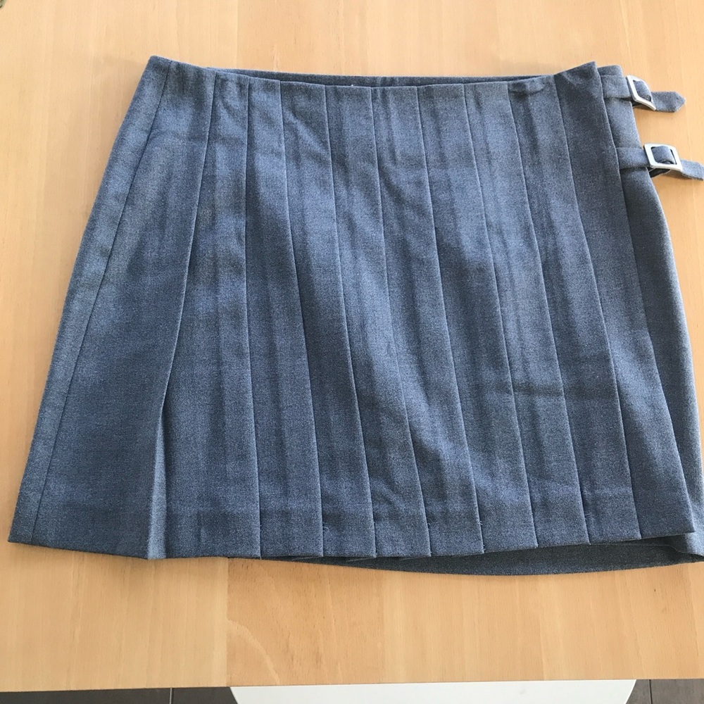 Caban/Club Monaco mini pleated ‘schoolgirl’ skirt.